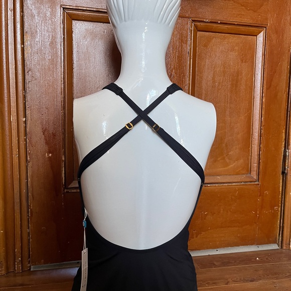 Bleu Rod Beattie Black One Piece Bathing Suit - Picture 2 of 5